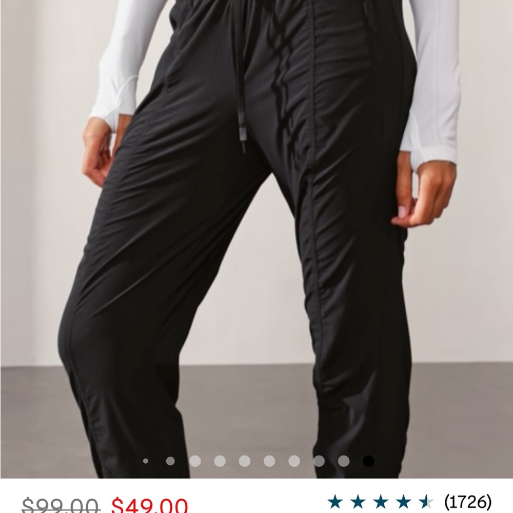Athleta Attitude Women's Black Jogger Pants - Picture 3 of 8